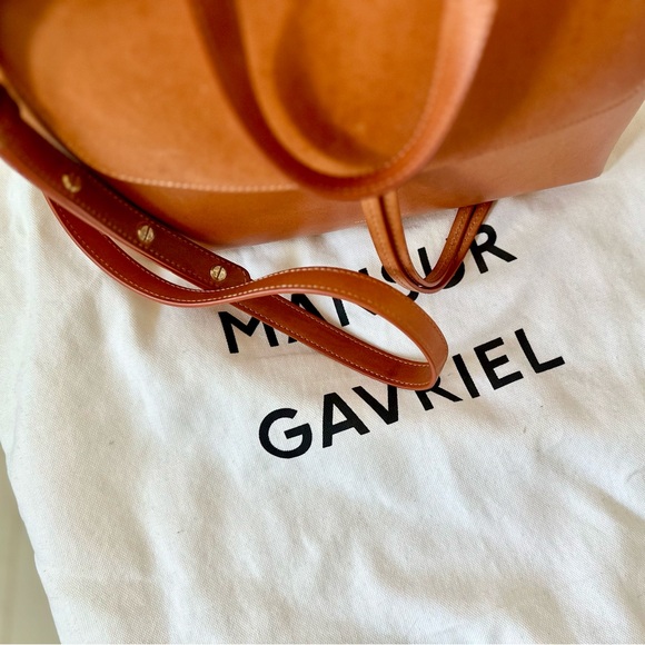 Mansur Gavriel Soft Lady Bag in Tan Leather - Picture 6 of 6